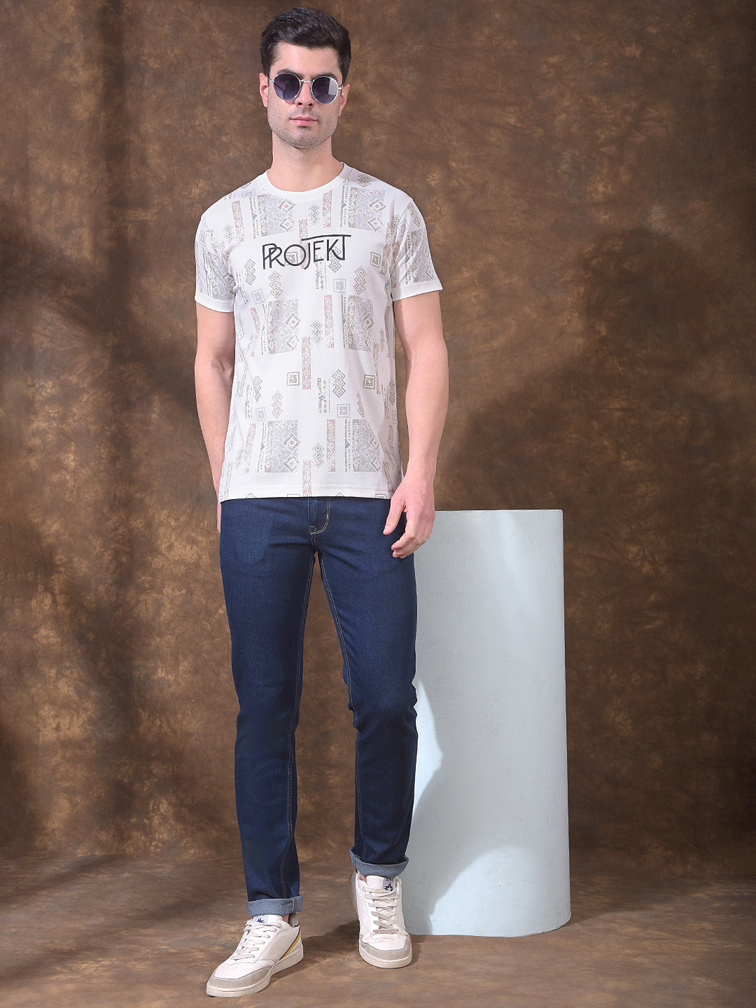 COBB NAVY BLUE NARROW-FIT PREMIUM JEANS