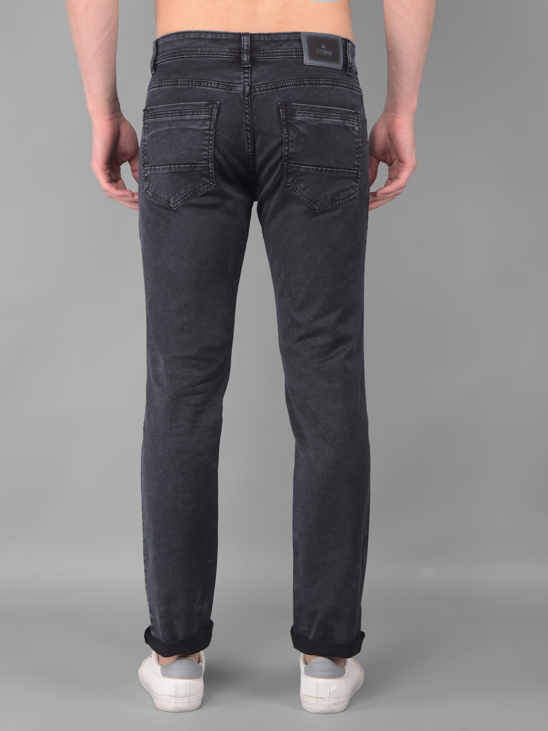 cobb dark grey narrow fit premium jeans