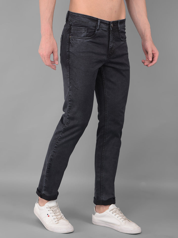 cobb dark grey narrow fit premium jeans