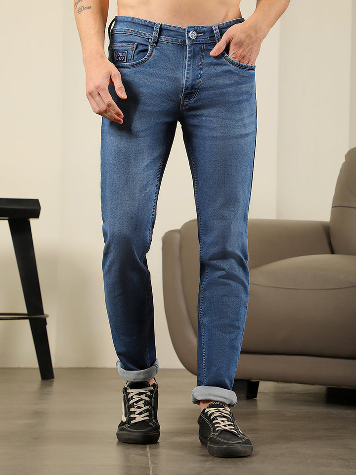 cobb blue narrow fit premium jeans