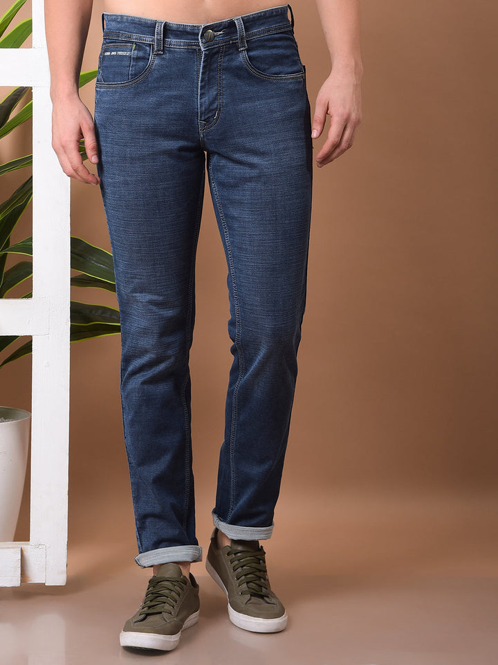 cobb blue narrow-fit premium jeans