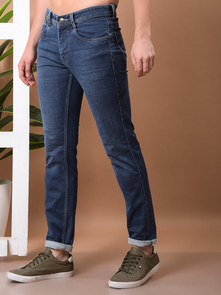 COBB BLUE NARROW-FIT PREMIUM JEANS