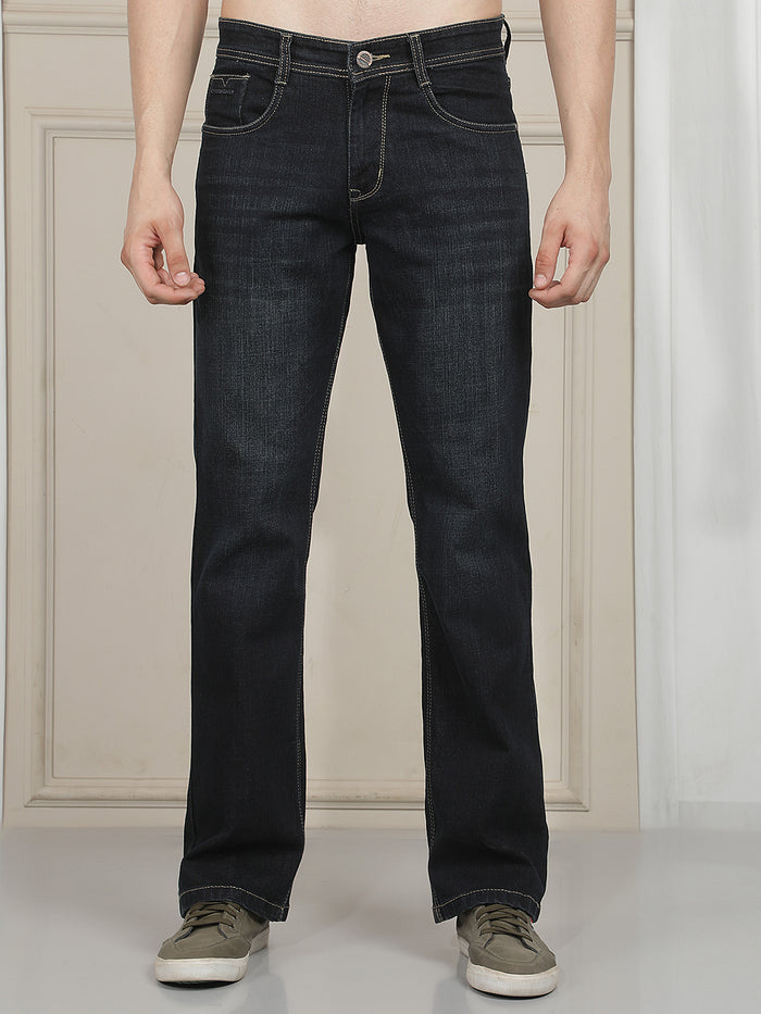 brown boot cut premium jeans