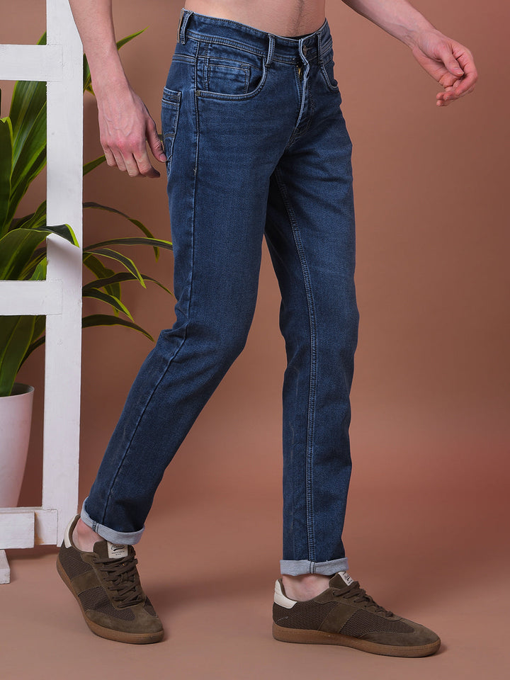 cobb blue narrow-fit premium jeans