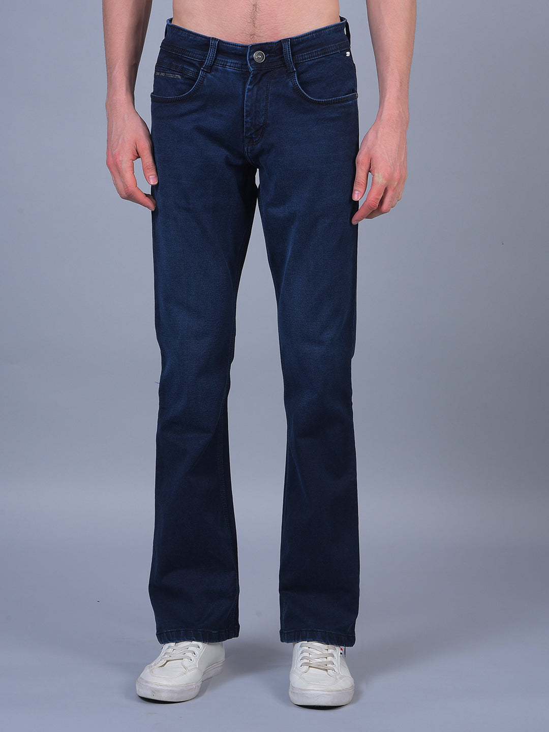 cobb dark blue boot cut premium jeans