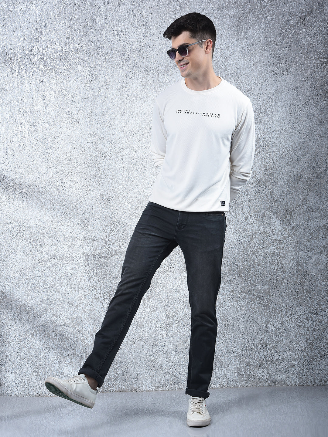 COBB DARK GREY NARROW-FIT PREMIUM JEANS