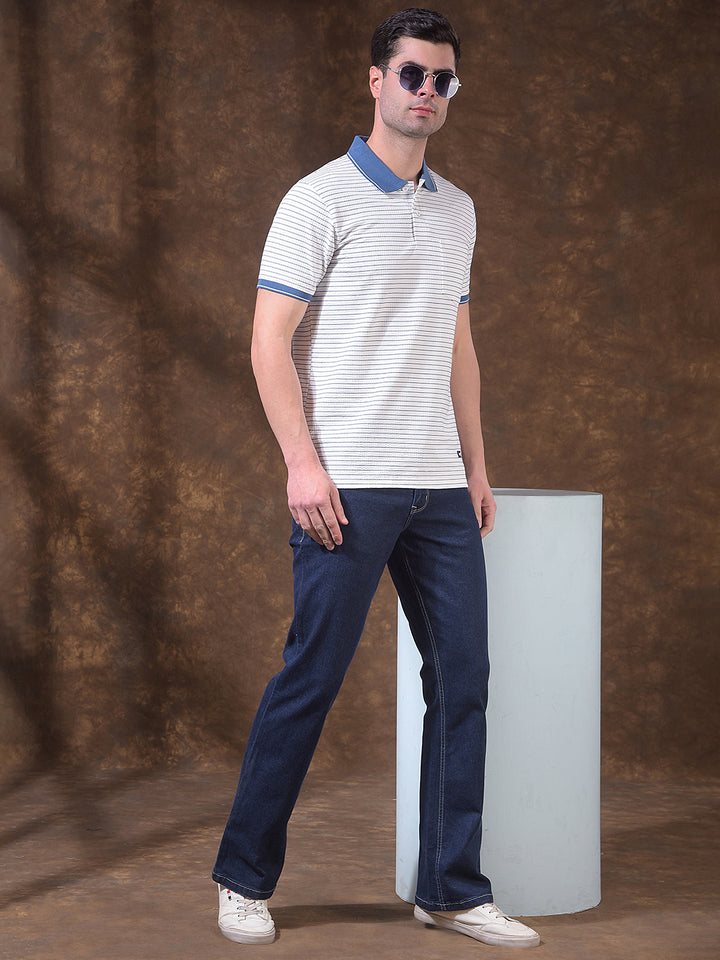 COBB BLUE BOOT-CUT PREMIUM JEANS