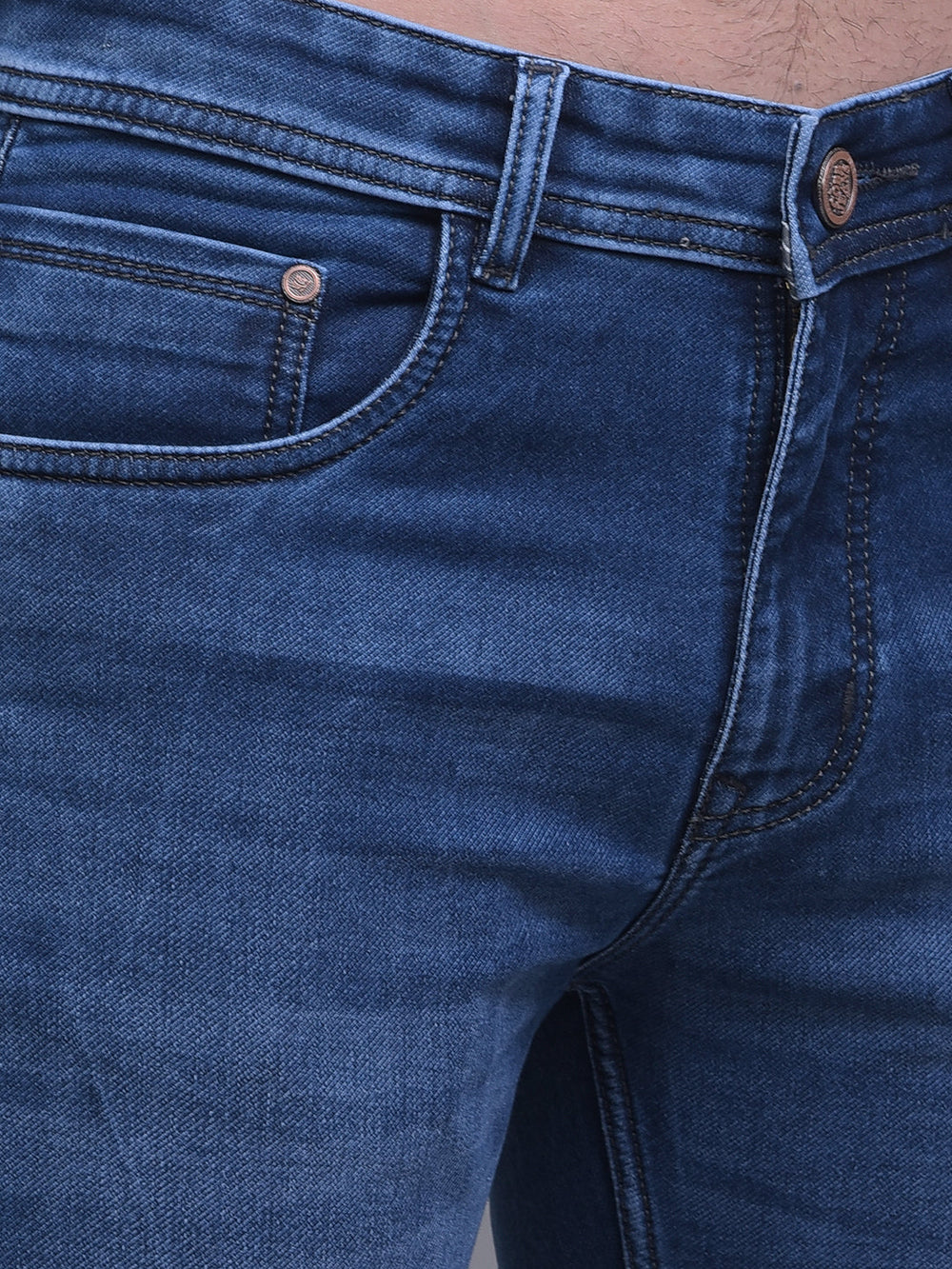 cobb blue narrow-fit premium jeans