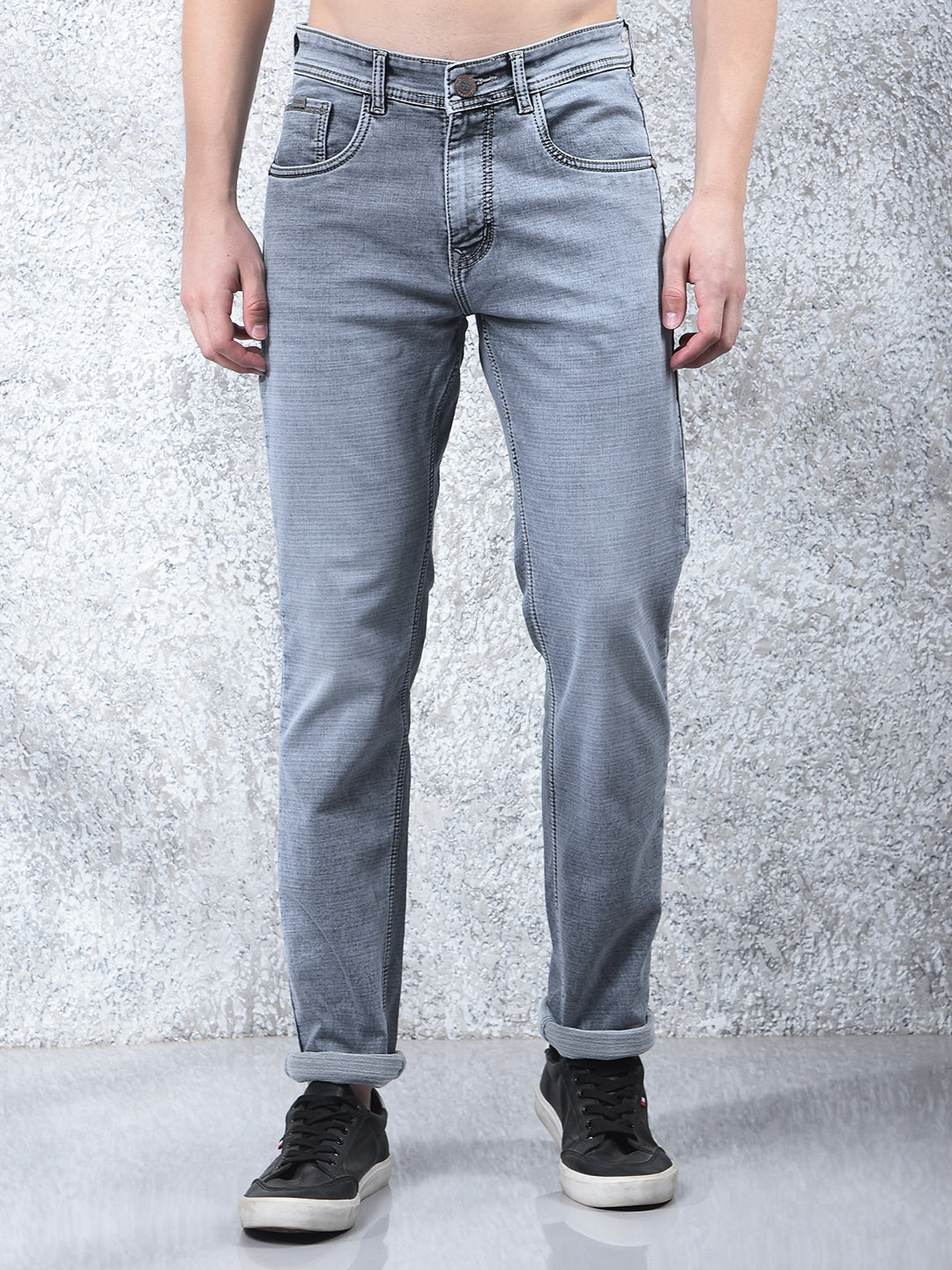 cobb grey narrow-fit premium jeans