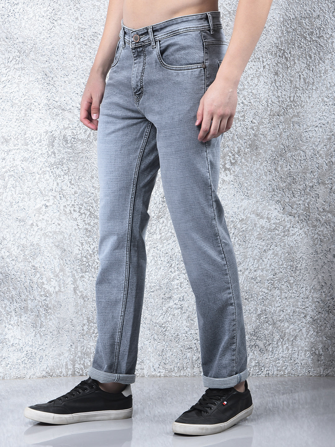 cobb grey narrow-fit premium jeans