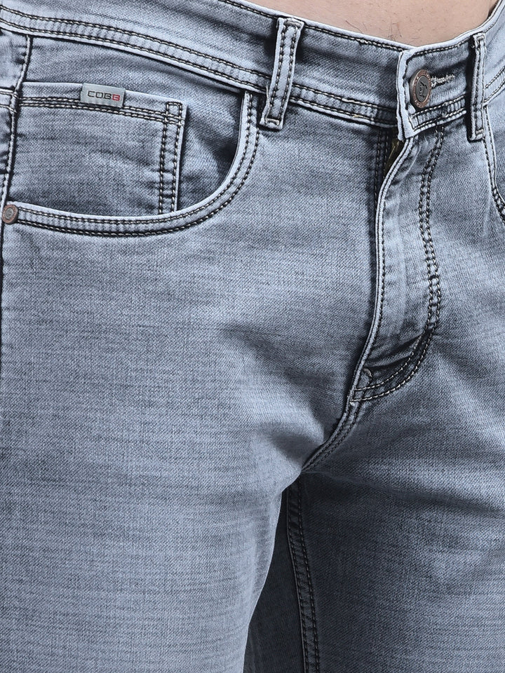 cobb grey narrow-fit premium jeans