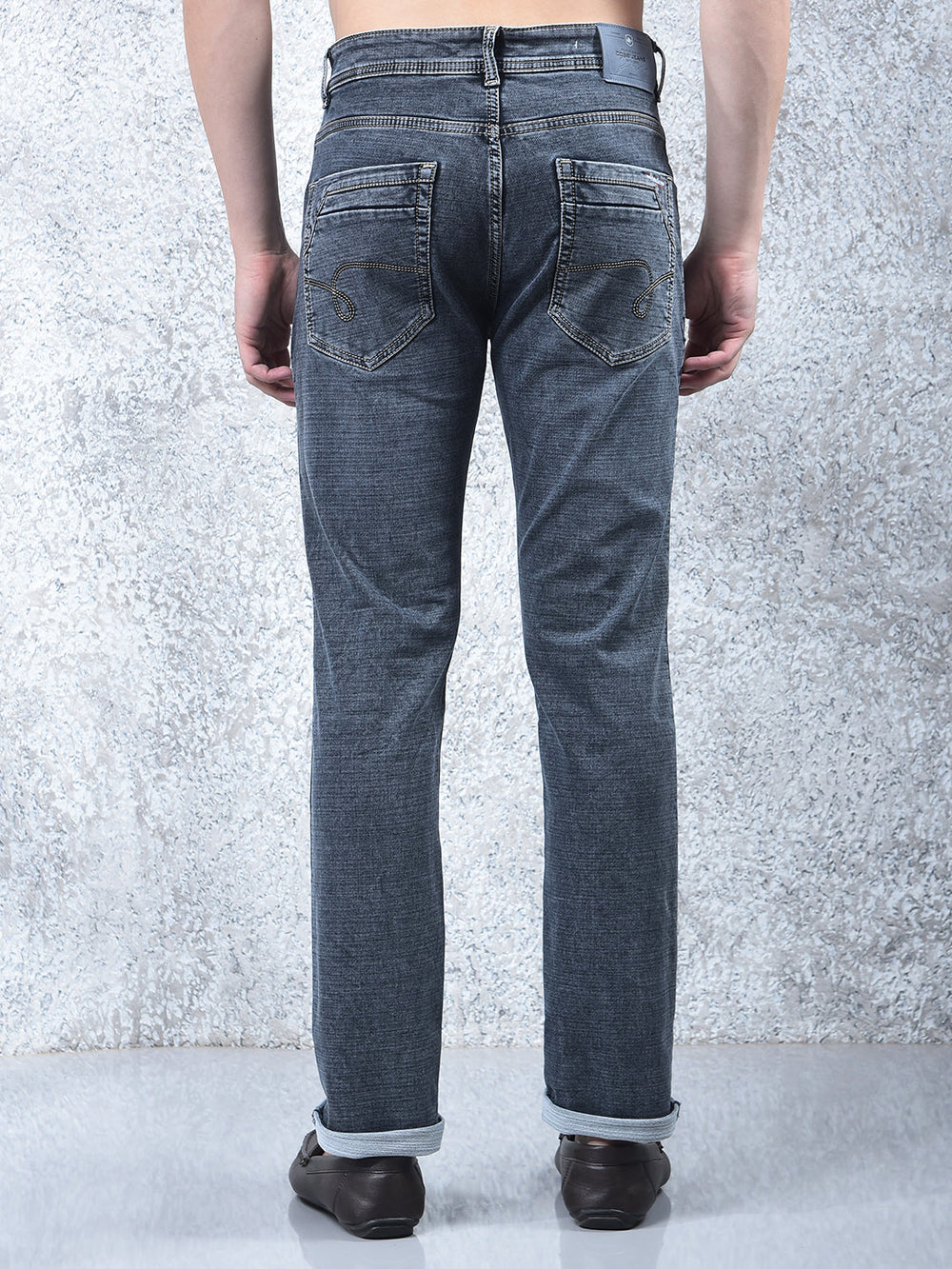 cobb grey narrow-fit premium jeans