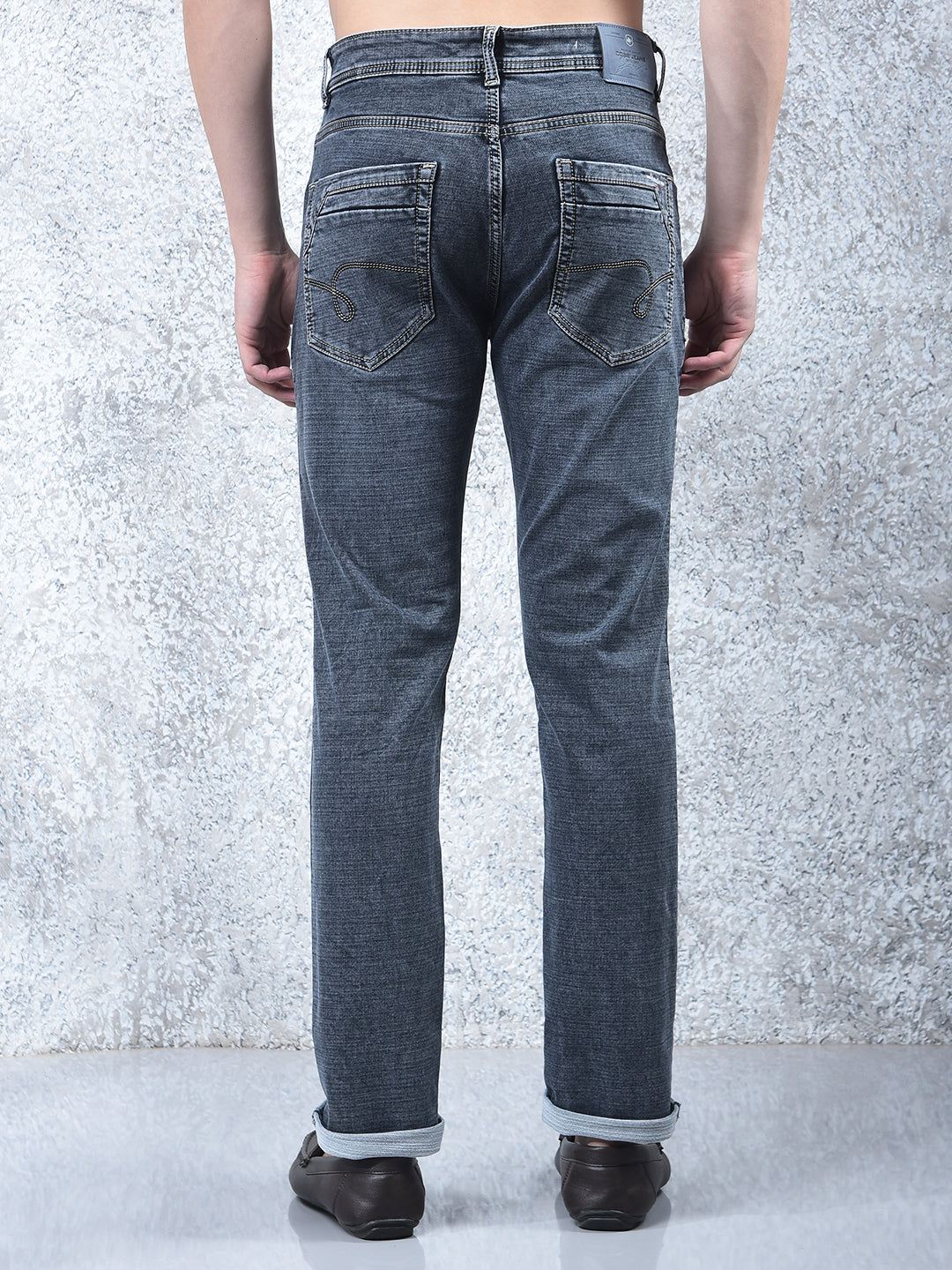 cobb grey narrow-fit premium jeans