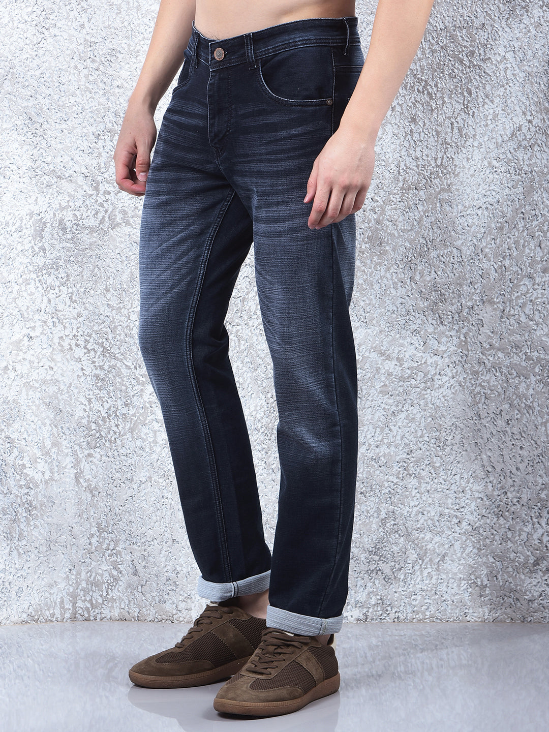 cobb dark grey narrow-fit premium jeans