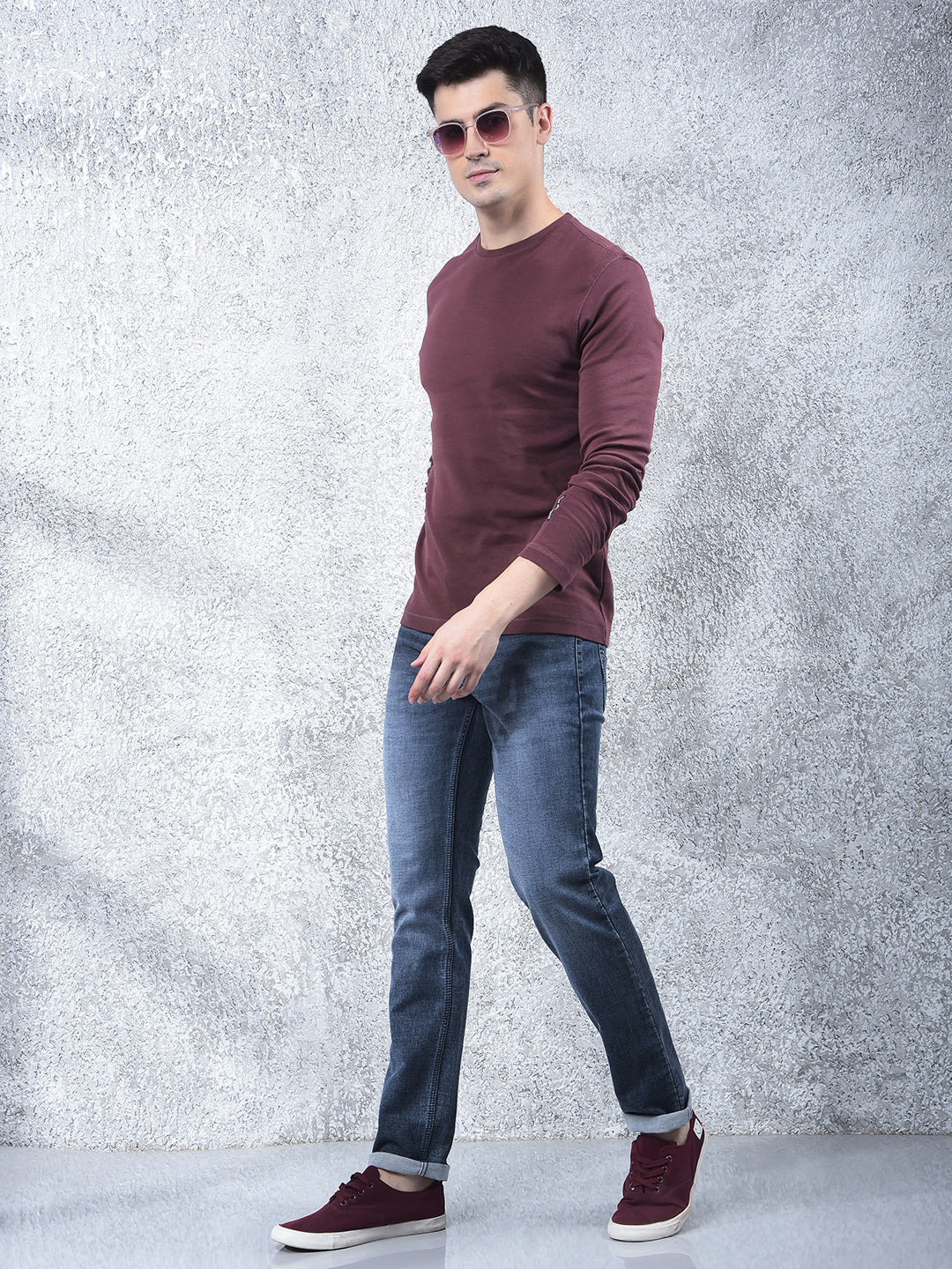 COBB DENIM BLUE NARROW-FIT PREMIUM JEANS