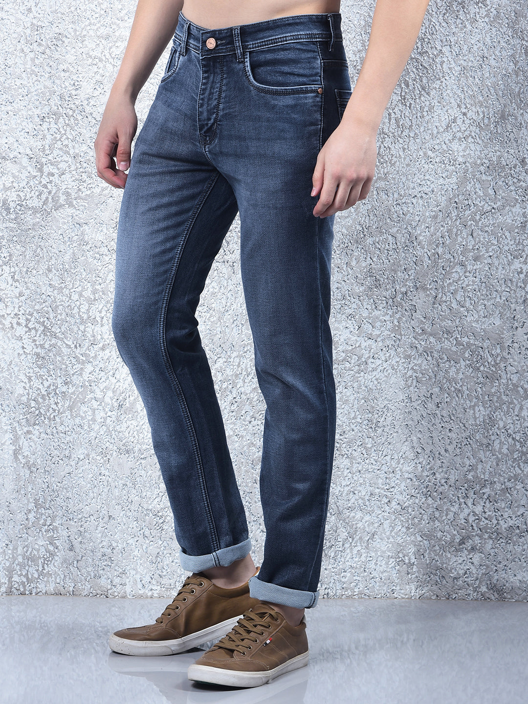 cobb dark blue narrow-fit premium jeans