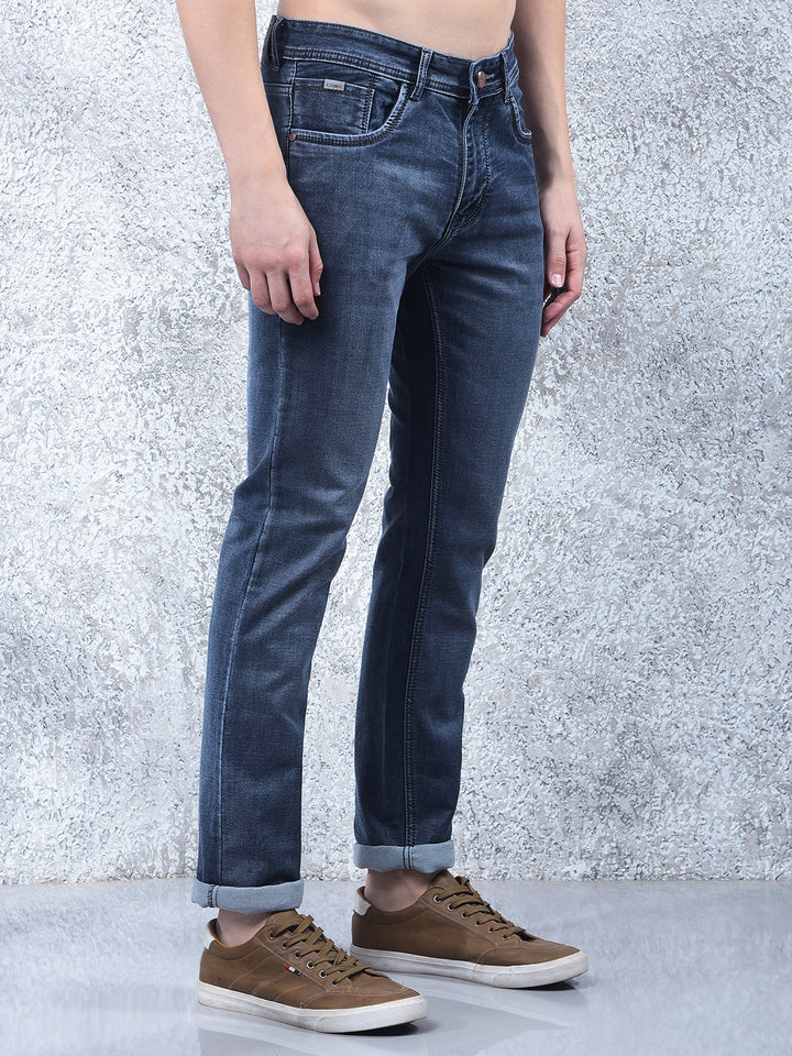 cobb dark blue narrow-fit premium jeans