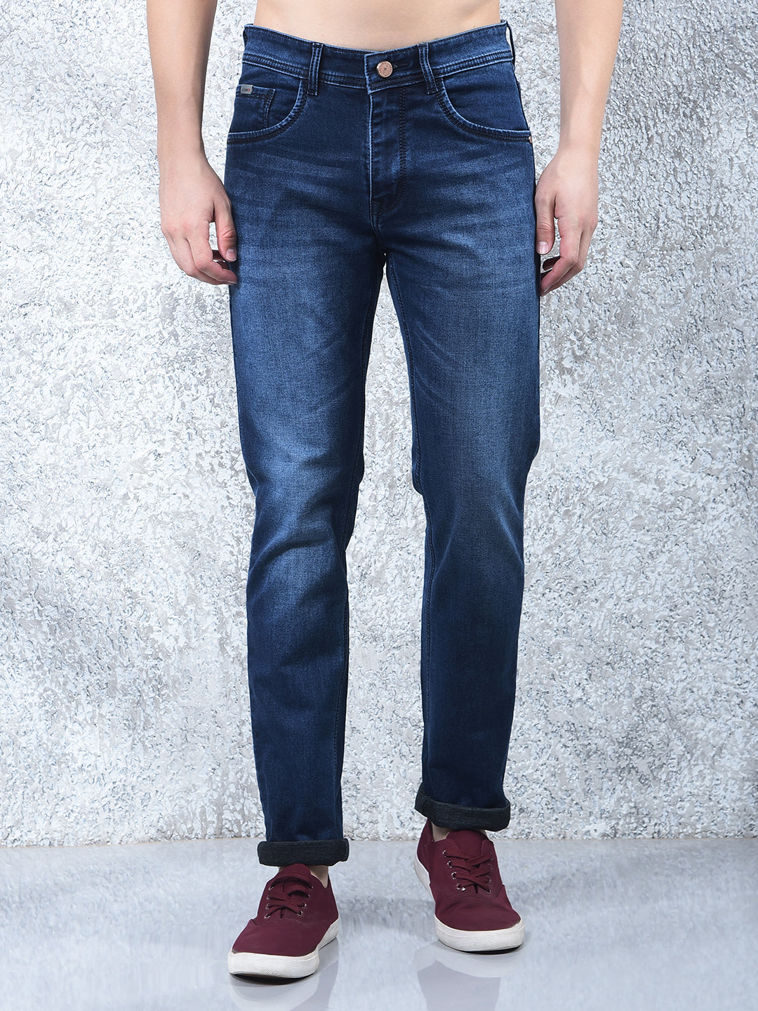 cobb blue narrow-fit premium jeans