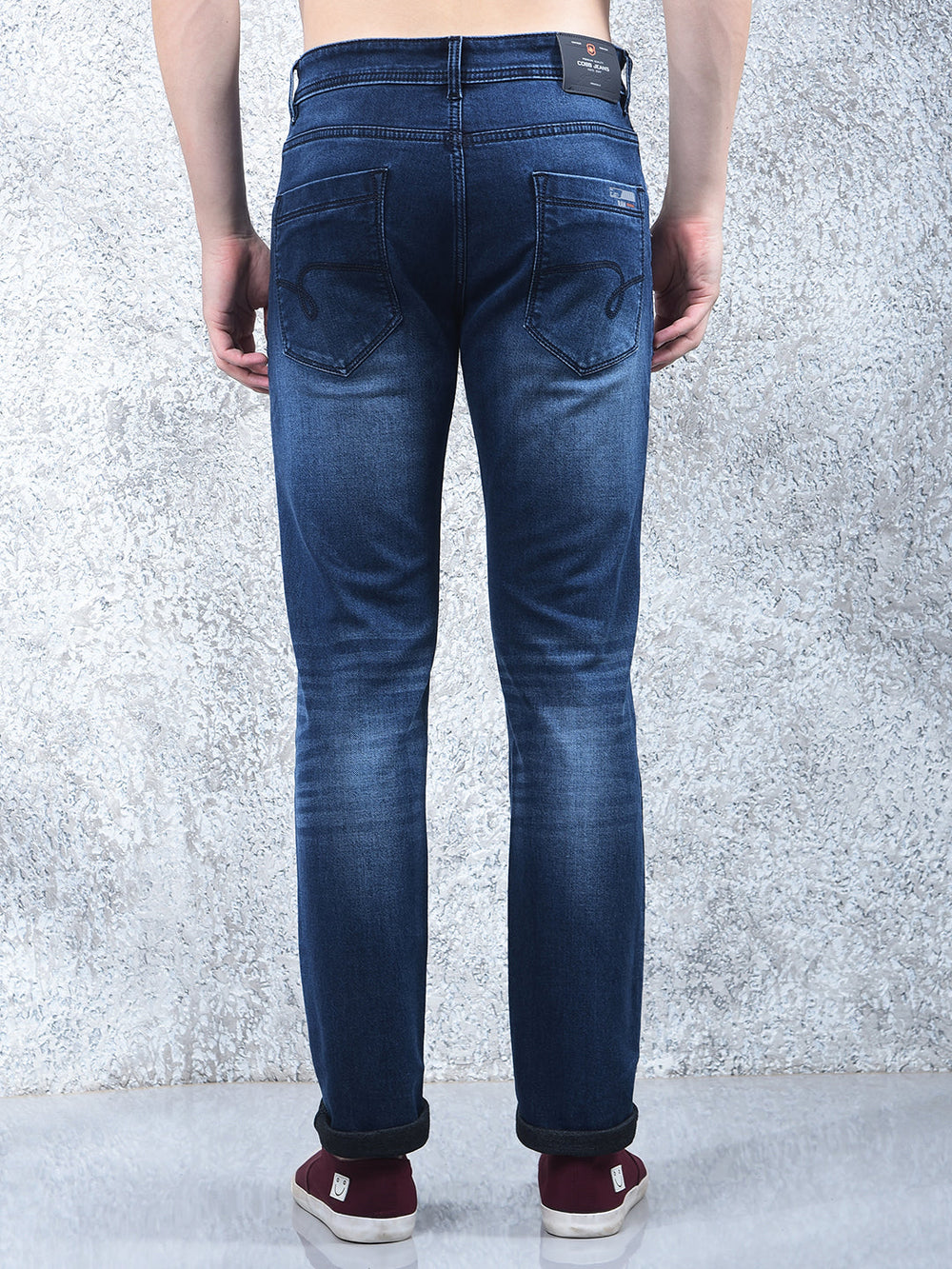 cobb blue narrow-fit premium jeans
