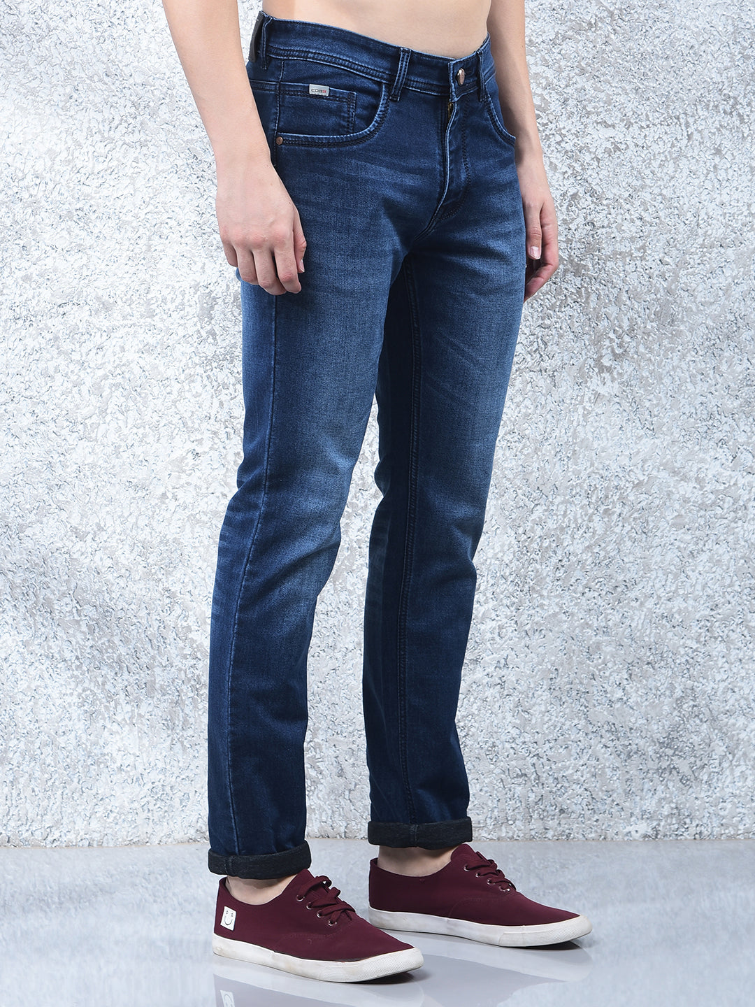 cobb blue narrow-fit premium jeans
