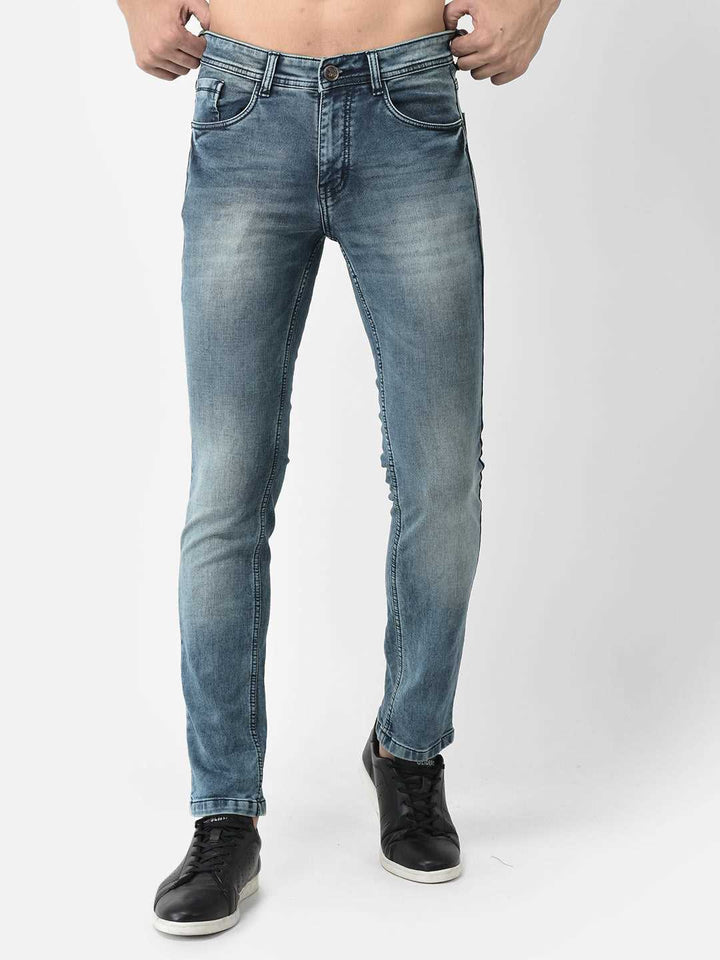 Cobb Blue Narrow Fit Jeans Blue