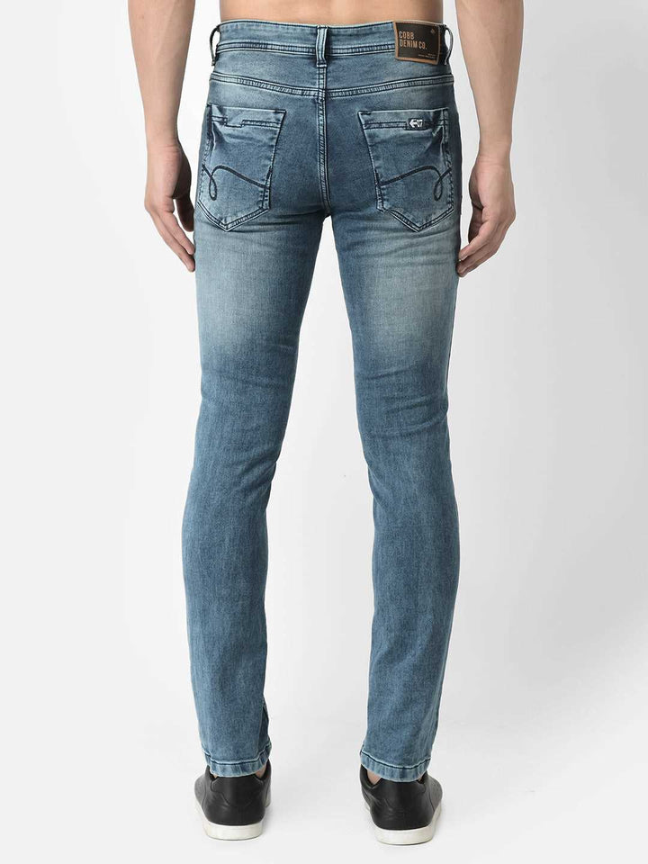 Cobb Blue Narrow Fit Jeans