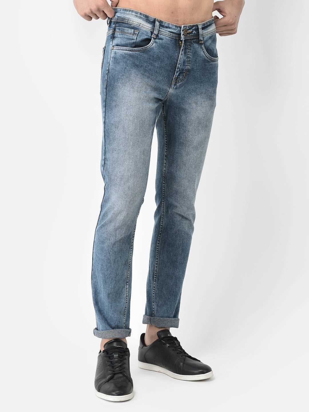 Cobb Blue Narrow Fit Jeans