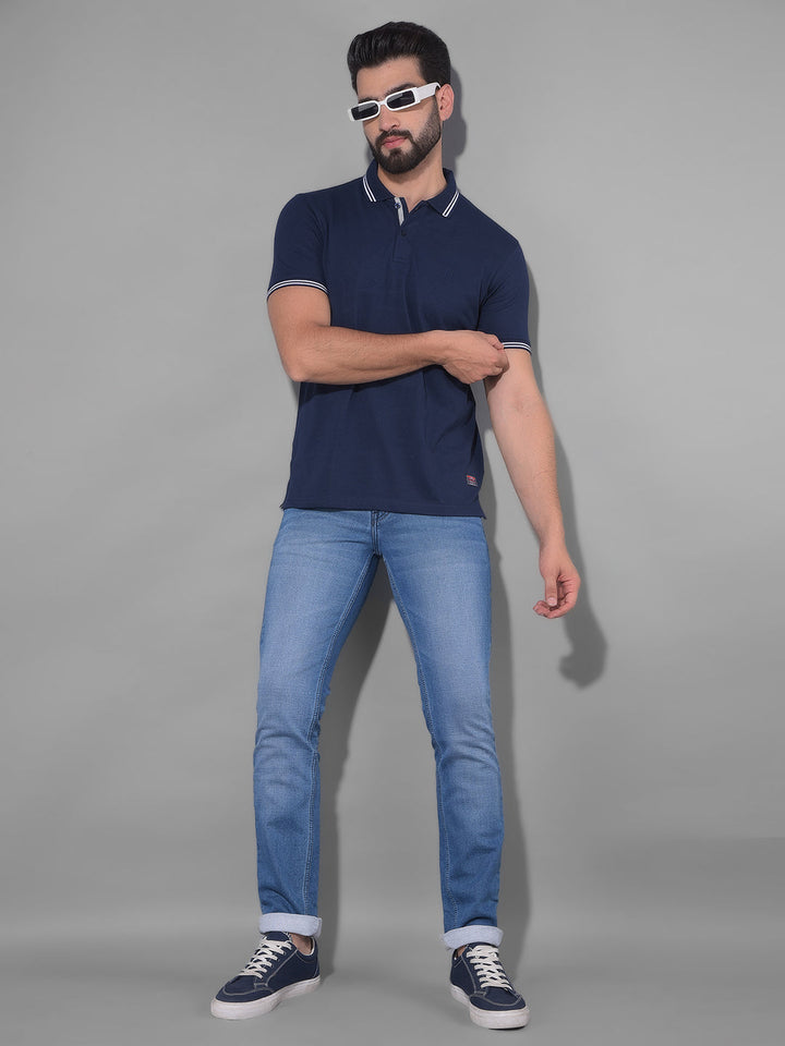 COBB Blue Narrow Fit Premium Jeans