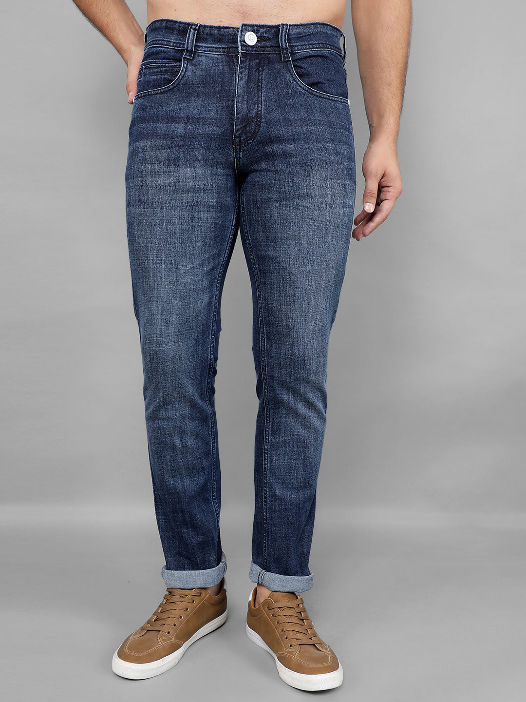 cobb blue narrow fit premium jeans