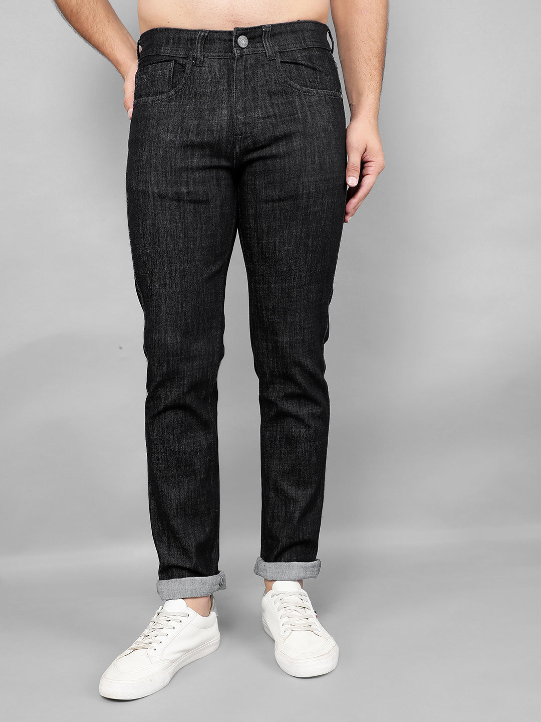 cobb black narrow fit premium jeans