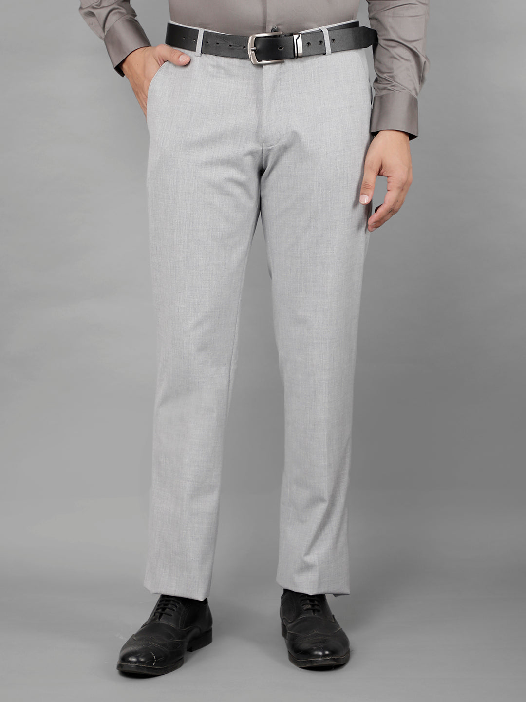 cobb mens grey formal trousers