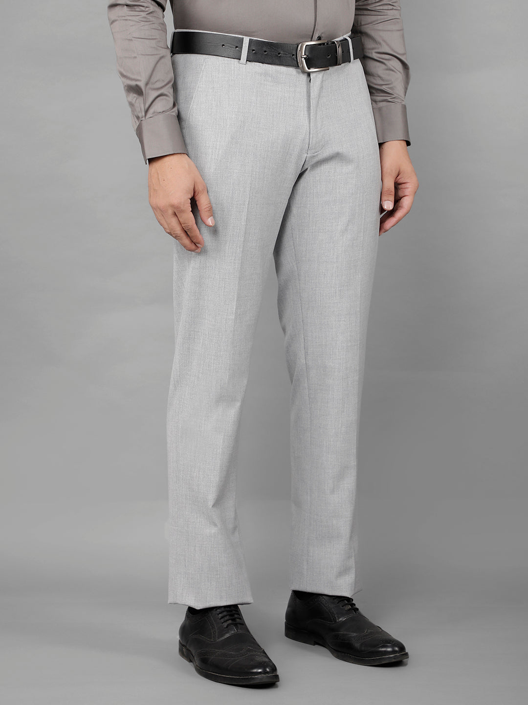 cobb mens grey formal trousers