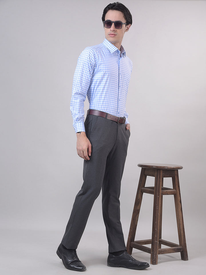 Dark Grey Ultra-Fit Formal Trouser
