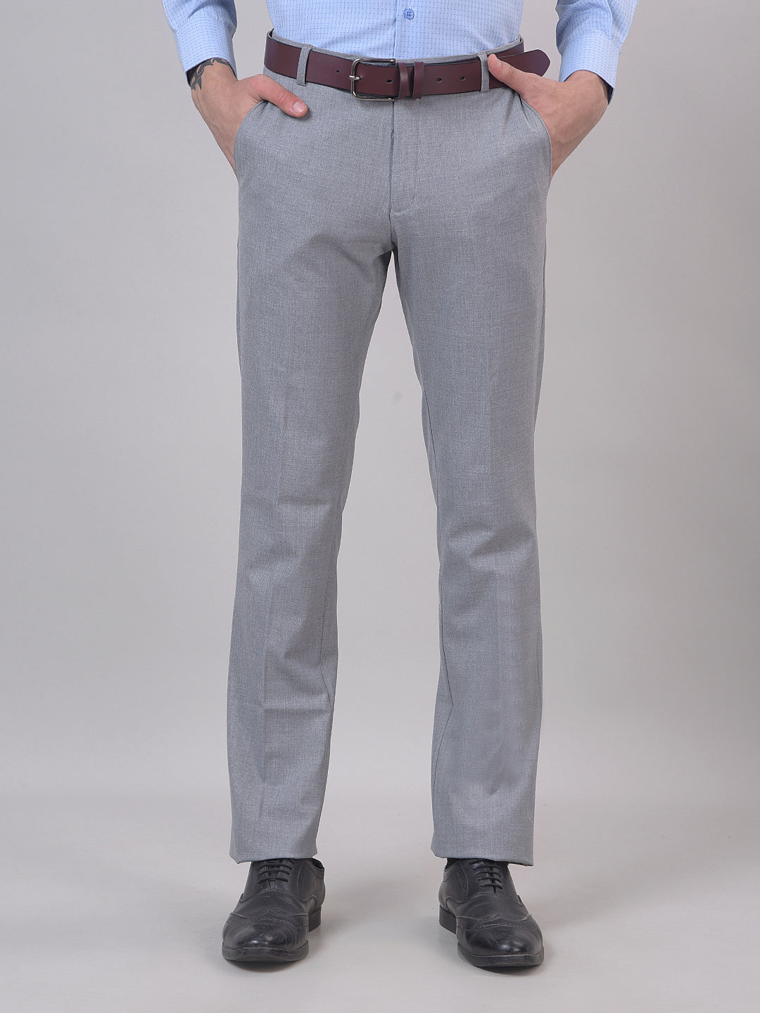 grey formal trouser