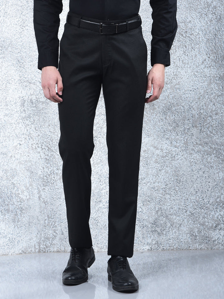 cobb black ultra-fit formal trouser