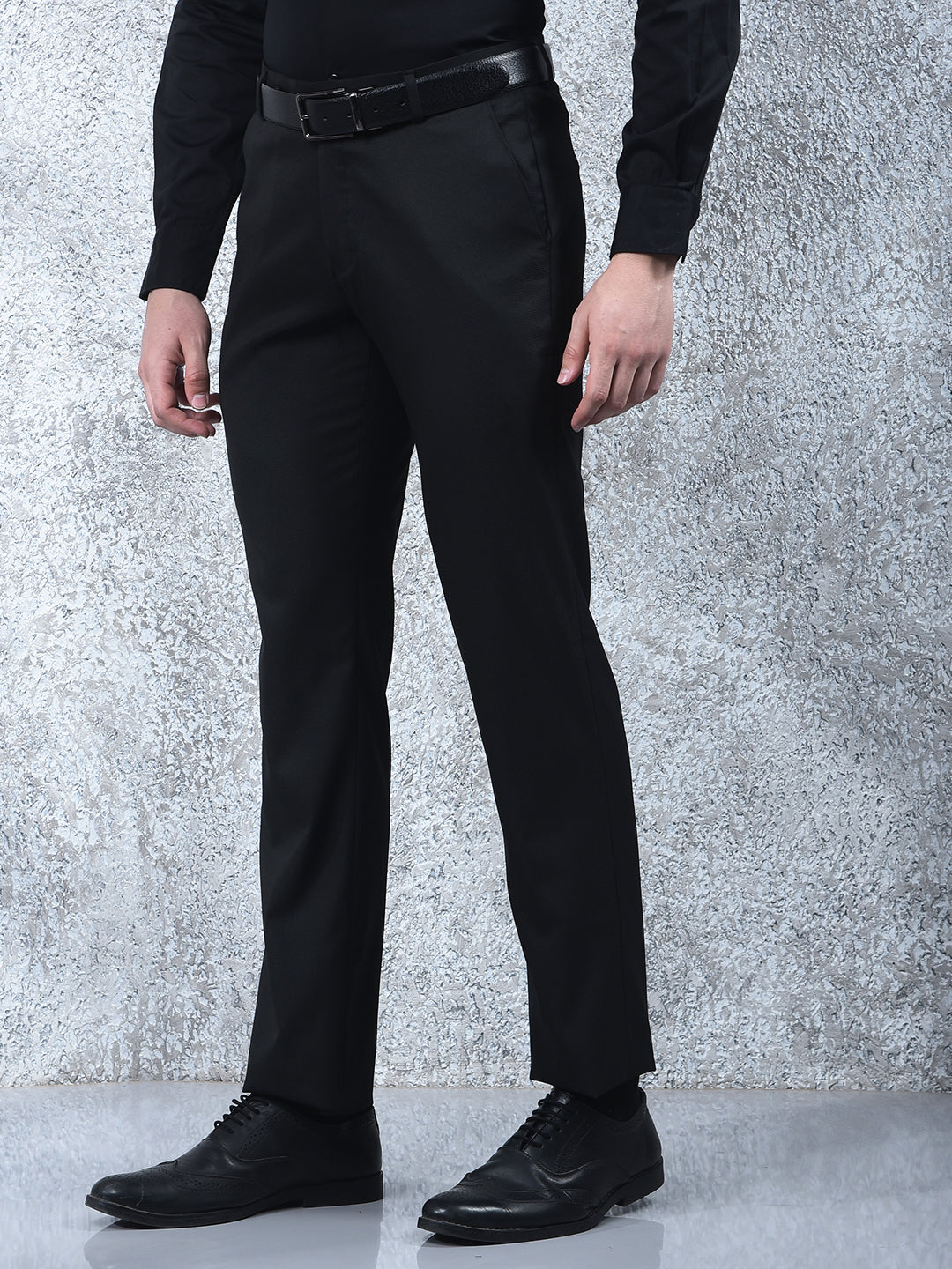 cobb black ultra-fit formal trouser