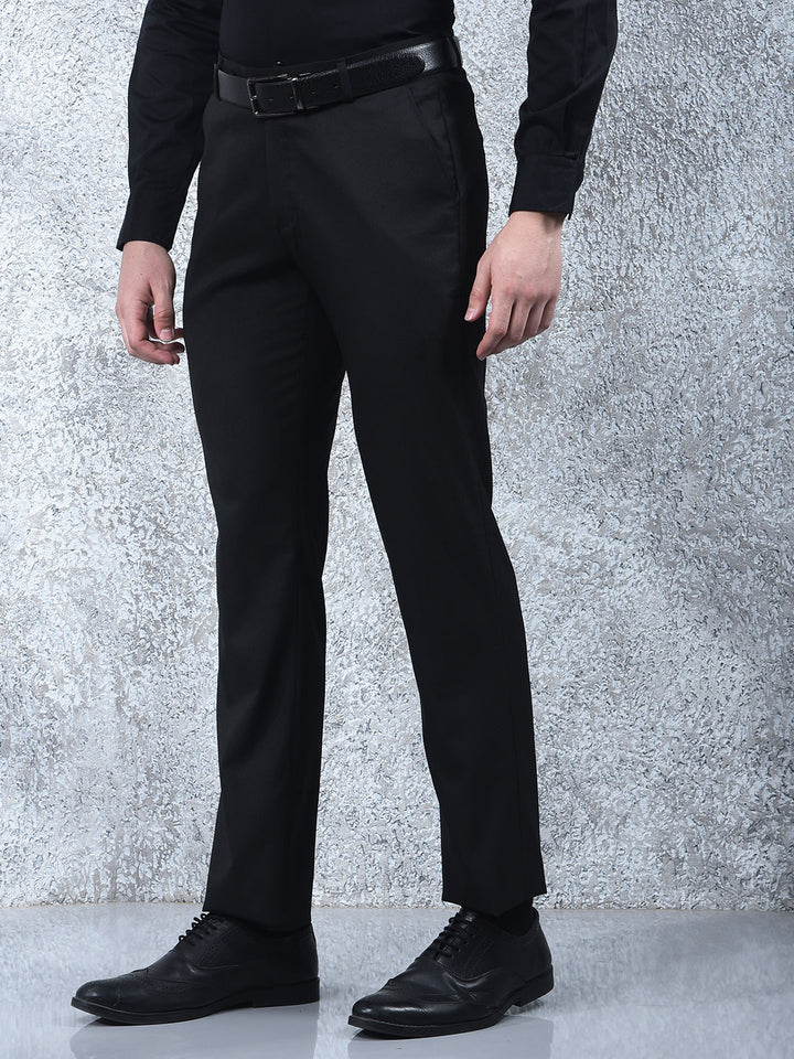cobb black ultra-fit formal trouser