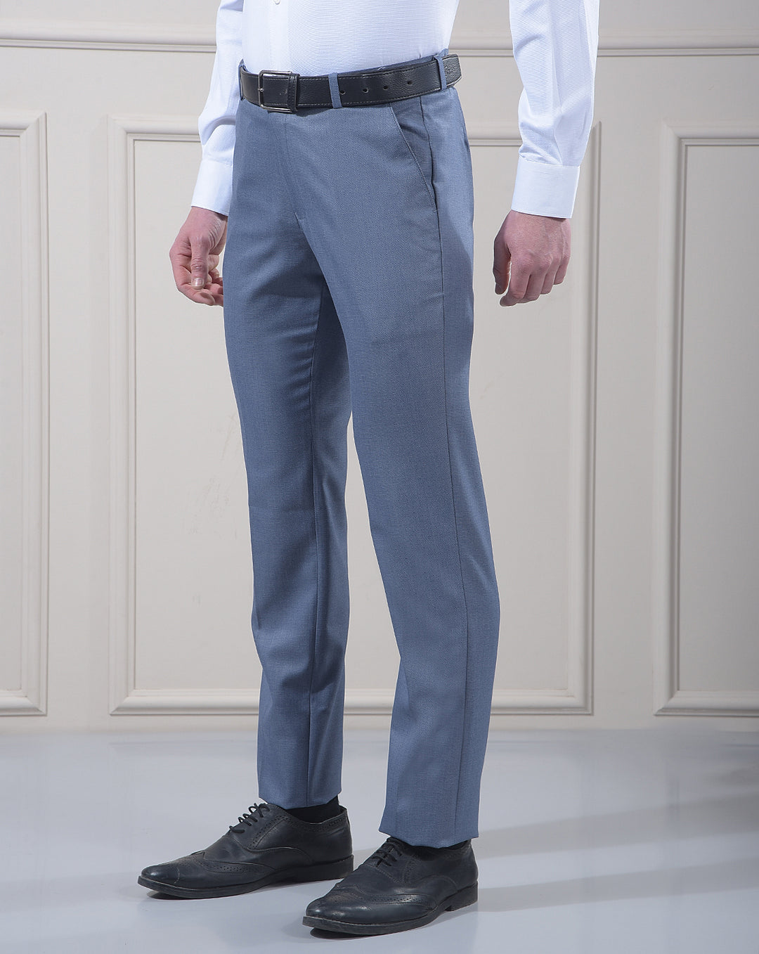 cobb dark blue ultra-fit formal trouser