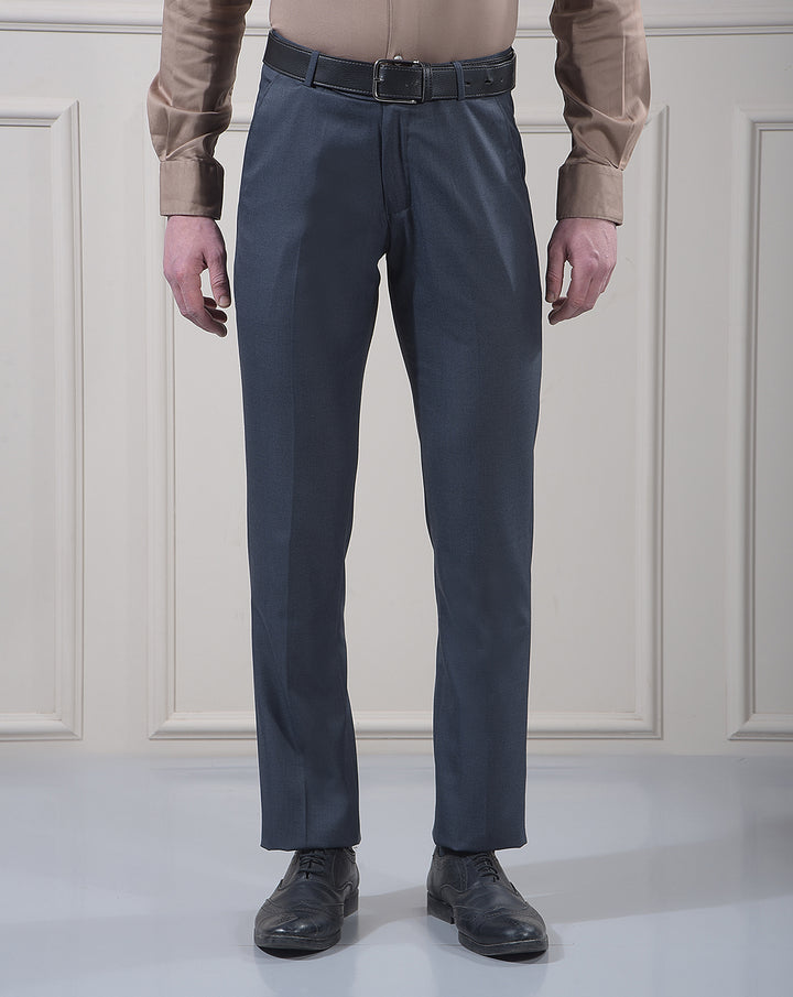 cobb dark grey ultra-fit formal trouser