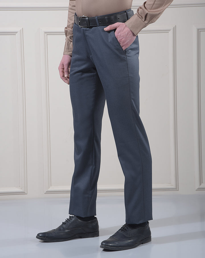cobb dark grey ultra-fit formal trouser