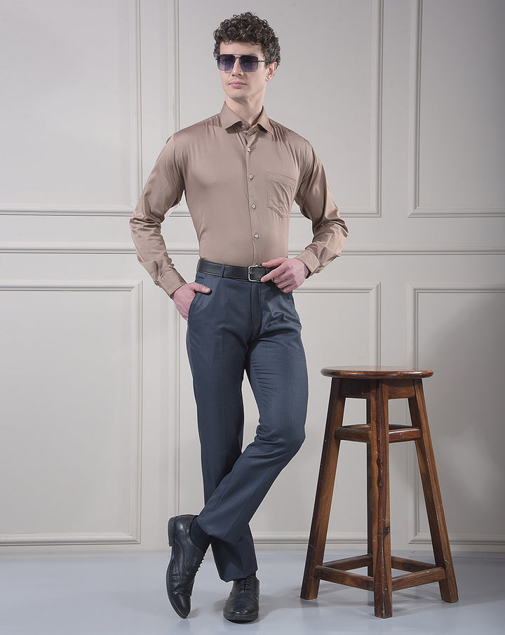COBB DARK GREY ULTRA-FIT FORMAL TROUSER