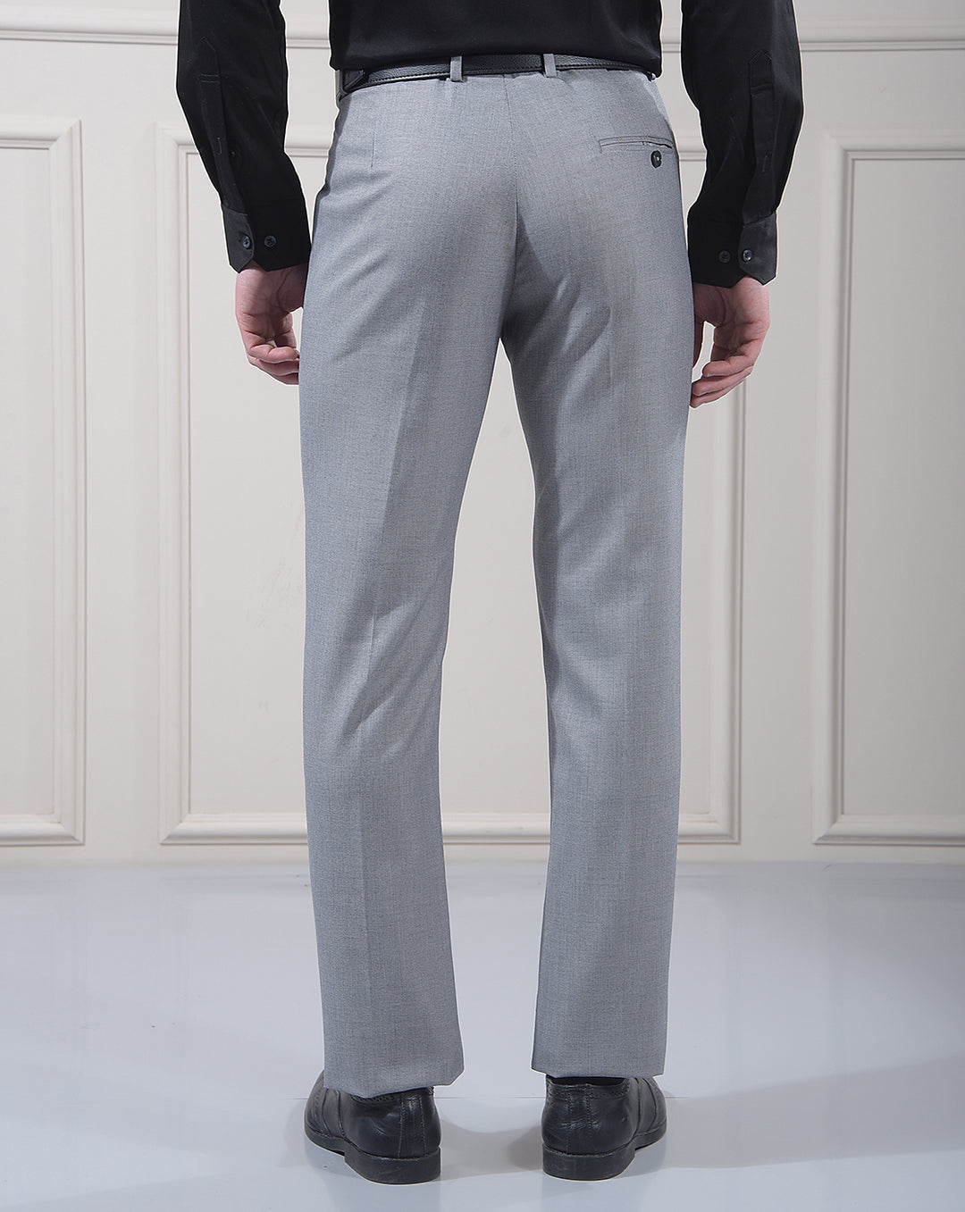 cobb grey ultra-fit formal trouser