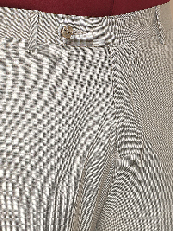 cobb fawn  solid ultra-fit formal trouser
