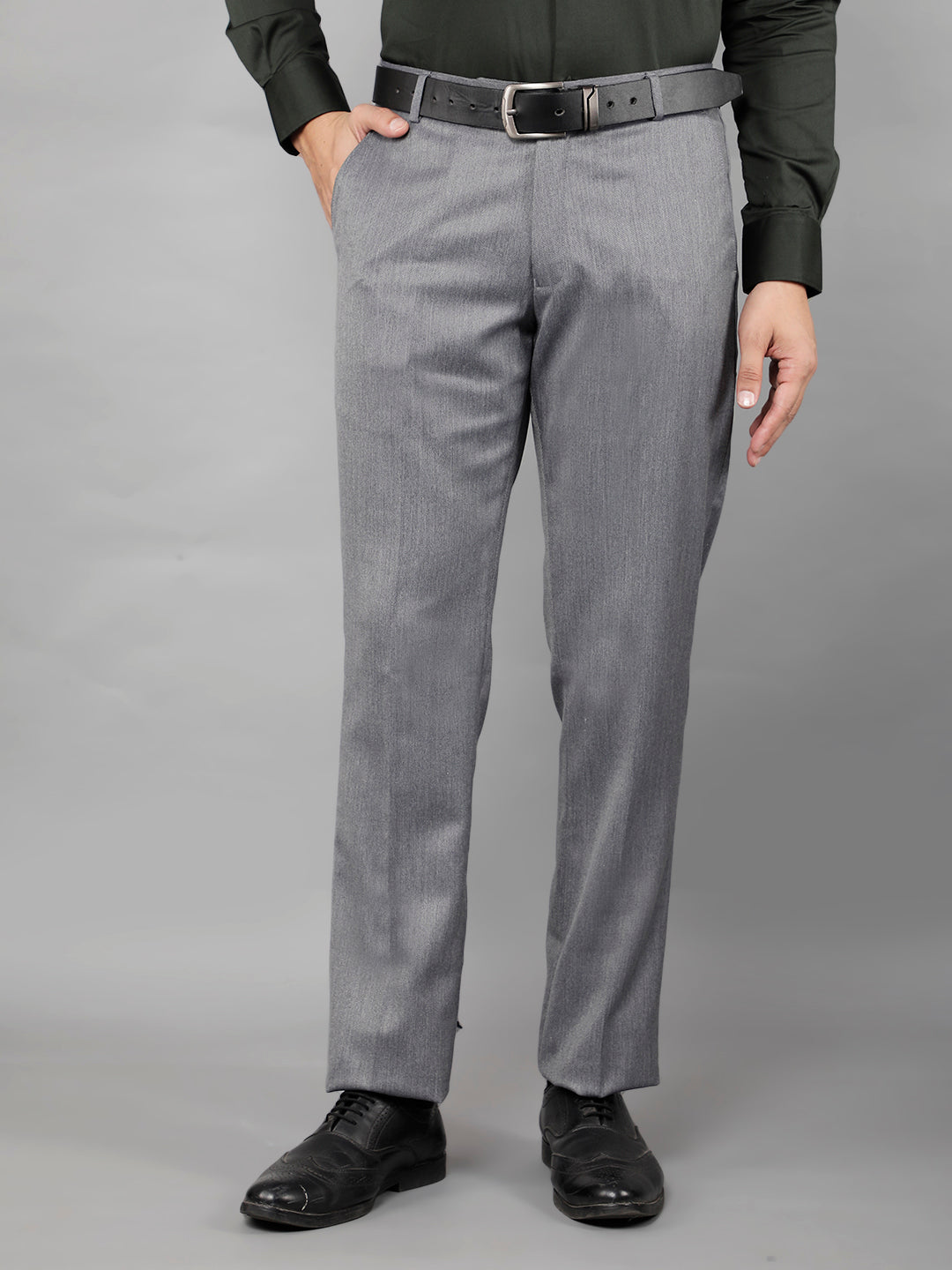 cobb mens grey formal trousers