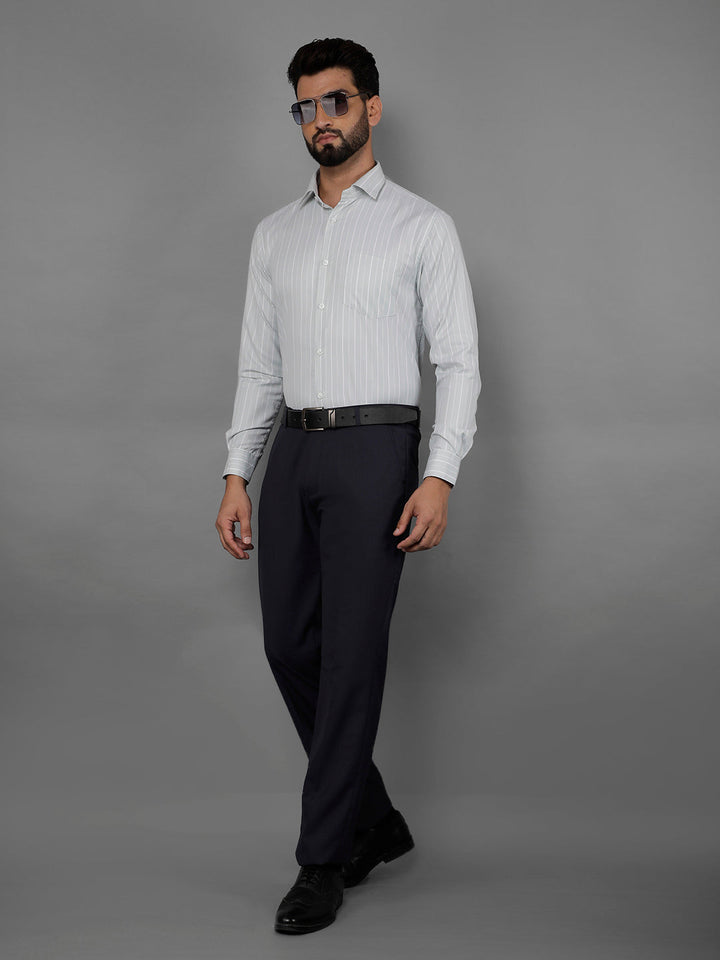 COBB MENS NAVY BLUE FORMAL TROUSERS