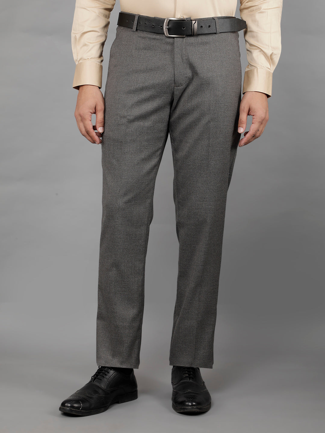 cobb mens dark grey formal trousers