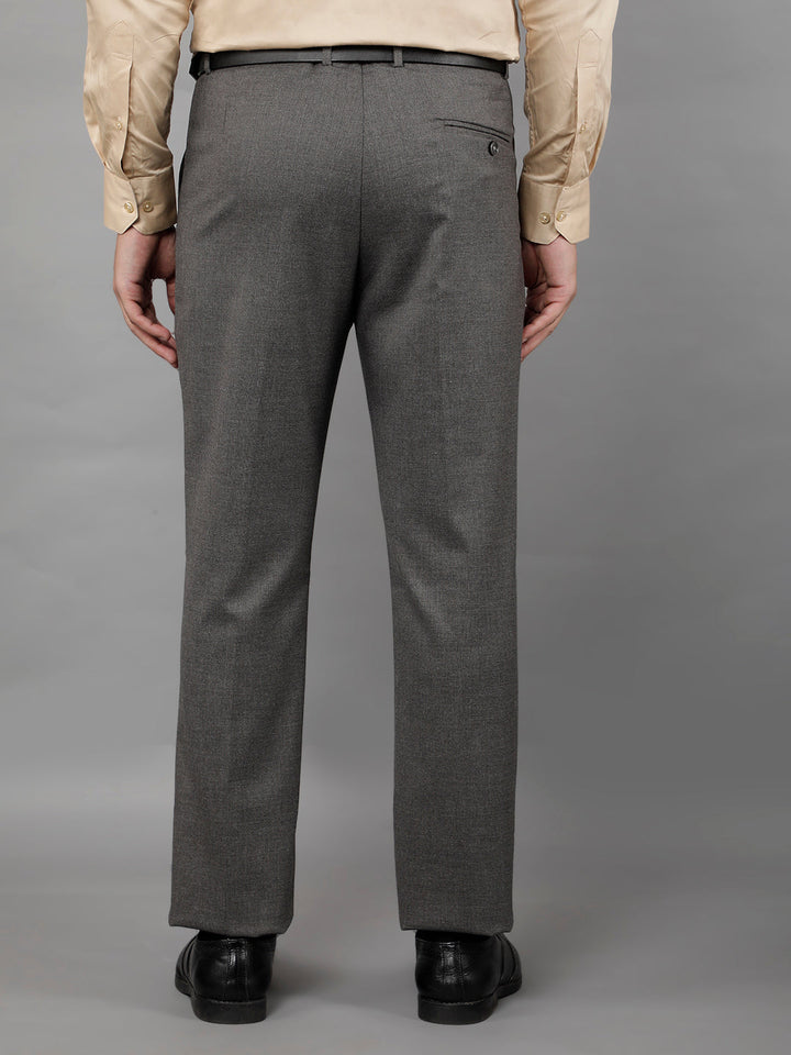 cobb mens dark grey formal trousers