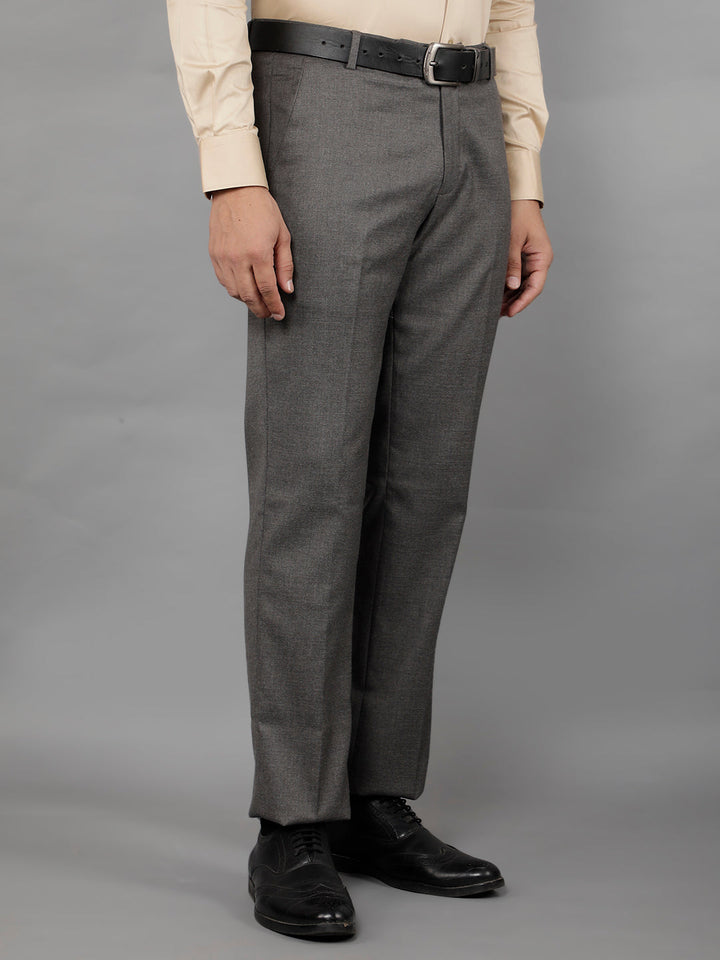 cobb mens dark grey formal trousers