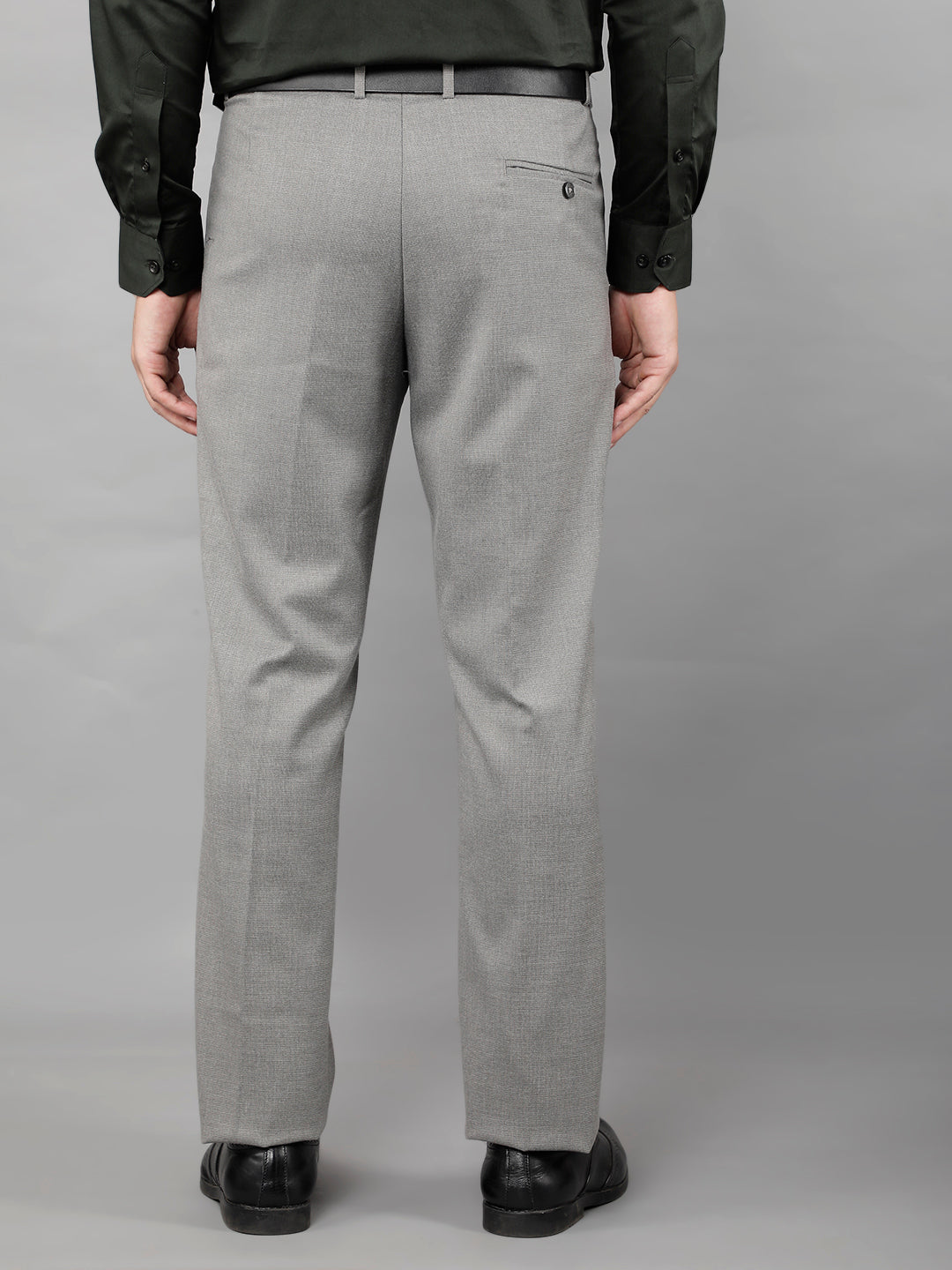 cobb mens grey formal trousers