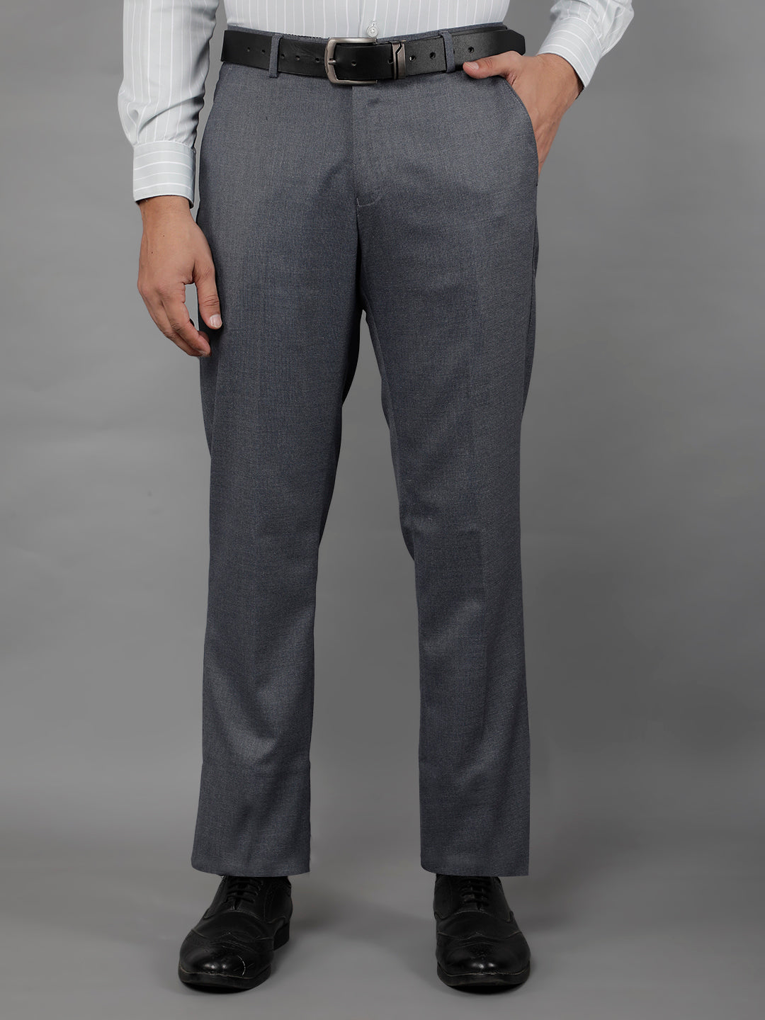 cobb mens grey formal trousers